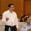 Chủ tịch Ủy ban Nhân dân thành phố Đà Nẵng Huỳnh Đức Thơ. (Ảnh: Phương Hoa/TTXVN)
