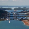 Dự án mở rộng, nâng cấp kênh đào Panama tại âu thuyền Gatun ở Colon, Panama. (Nguồn: AFP/TTXVN)