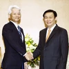 Phó Thủ tướng Vương Đình Huệ tiếp Giám đốc điều hành, Chủ tịch Ngân hàng Sumitomo ​Mitsui đang thăm và làm việc tại Việt Nam. (Ảnh: An Đăng/TTXVN)