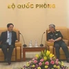 Thượng tướng Nguyễn Chí Vịnh tiếp Đại sứ Trung Quốc tại Việt Nam. (Nguồn: QĐND)