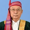 Ngài Mahn Win Khaing Than, Chủ tịch Thượng viện kiêm Chủ tịch Quốc hội dẫn đầu thăm chính thức Việt Nam từ ngày 10 đến 16/5. (Ảnh: TTXVN phát)