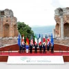 Các nhà lãnh đạo G7 chụp ảnh chung. (Nguồn: Reuters)
