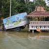 Cảnh ngập lụt tại Kaluthara, Sri Lanka ngày 26/5. (Nguồn: EPA/TTXVN)