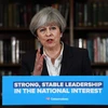 Thủ tướng Anh Theresa May phát biểu tại London ngày 5/6. (Nguồn: EPA/TTXVN)
