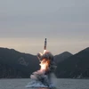 Một vụ phóng tên lửa của Triều Tiên. (Nguồn: Kyodo)