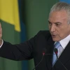 Tổng thống Michel Temer tại cuộc họp ở Brasilia, Brazil ngày 31/5. (Nguồn: EPA/TTXVN)