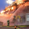 Hiện trường vụ cháy nhà hàng Shanghai Palace. (Nguồn: Hamburger Abendblatt)