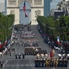 Toàn cảnh lễ diễu binh. (Nguồn: AFP/TTXVN)