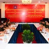 Bộ Quốc phòng Việt Nam và Bộ Quốc phòng Campuchia tổ chức Hội đàm xây dựng Bản ghi nhớ hợp tác trong lĩnh vực xây dựng pháp luật quân sự quốc phòng. (Nguồn: TTXVN)