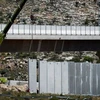 Máy móc của Israel tại khu vực xây dựng bức tường an ninh. (Nguồn: Timesofisrael)