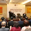 Tổng Bí thư Nguyễn Phú Trọng đến dự và phát biểu tại Trung tâm nghiên cứu chiến lược và quốc tế (CSIS). (Ảnh: Trí Dũng/TTXVN)