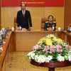 Chủ tịch nước Trần Đại Quang phát biểu chỉ đạo. (Ảnh: Nhan Sáng/TTXVN)