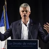 Phó Chủ tịch đảng LR Laurent Wauquiez phát biểu tại Les Etables, miền trung Pháp ngày 3/9. (Nguồn: AFP/TTXVN)