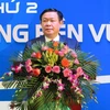 Phó Thủ tướng Vương Đình Huệ phát biểu tại diễn đàn. (Ảnh: Văn Sơn/TTXVN)