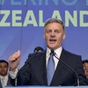 Thủ tướng New Zealand Bill English trong cuộc gặp những người ủng hộ ở Auckland ngày 23/9. (Nguồn: THX/TTXVN)