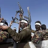 Các tay súng Houthi tại Sanaa, Yemen ngày 3/1. (Nguồn: AFP/TTXVN)