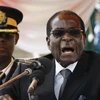 Ông Robert Mugabe phát biểu tại một sự kiện ở thủ đô Harare ngày 18/1/2010. (Nguồn: THX/TTXVN)