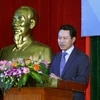 Bộ trưởng Bộ Ngoại giao Lào Saleumxay Kommasith phát biểu. (Ảnh: Nguyễn Dân/TTXVN)