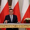 Ông Mateusz Morawiecki tại lễ nhậm chức Thủ tướng Ba Lan ở Warsaw ngày 11/12. (Nguồn: AFP/TTXVN)