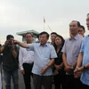 Đoàn công tác của Ủy ban Kinh tế Quốc hội giám sát dự án xây dựng cảng hàng không quốc tế Long Thành tại huyện Long Thành (Đồng Nai). (Ảnh: Sỹ Tuyên/TTXVN)