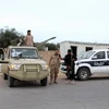 Binh sỹ Libya tuần tra tại Aziziya, Libya ngày 10/11. (Nguồn: THX/TTXVN) 