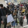 Người tị nạn vào châu Âu. (Nguồn: AFP/TTXVN)
