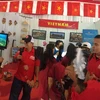 Gian trưng bày, giới thiệu các chính sách xuất nhập cảnh và quảng bá du lịch Việt Nam tại Ngày hội. (Ảnh: Đỗ Quyên/TTXVN)