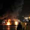 Đã dập tắt đám cháy trên trên tàu dầu Hải Hà 18 tại Hải Phòng