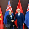 Thủ tướng Nguyễn Xuân Phúc tiếp Thủ tướng Australia Malcolm Turnbull tháng 11/2017. (Ảnh: TTXVN)