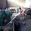 Vụ chế biến càphê bẩn tại cơ sở của bà Nguyễn Thị Thanh Loan bị cơ quan chức năng tỉnh Đắk Nông phát hiện. (Ảnh: TTXVN)