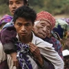 Người dân ở Kachin rời bỏ nhà cửa để tránh xung đột. (Nguồn: AFP)