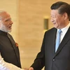 Thủ tướng Ấn Độ Narendra Modi (trái) và Chủ tịch Trung Quốc Tập Cận Bình. (Nguồn: PMO Twitter)