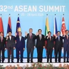 Các trưởng đoàn tham dự Hội nghị cấp cao ASEAN. (Ảnh: Thống Nhất/TTXVN)