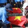 Hài cốt các liệt sỹ được an táng tại Nghĩa trang tỉnh Đắk Lắk. (Ảnh: Phạm Cường/TTXVN)
