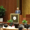 Chủ nhiệm Ủy ban Kinh tế của Quốc hội Vũ Hồng Thanh. (Ảnh: Dương Giang/TTXVN)
