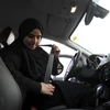 Phụ nữ Saudi Arabia học lái xe tại Jeddah ngày 7/3. (Nguồn: AFP/TTXVN)