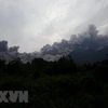 Núi lửa Fuego tại Alotenango, Sacatepequez, Guatemala phun trào ngày 3/6. (Nguồn: EFE/TTXVN)