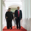 Tổng thống Mỹ Donald Trump và nhà lãnh đạo Triều Tiên Kim Jong-un. (Nguồn: Twitter)