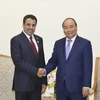 Thủ tướng Nguyễn Xuân Phúc tiếp Đại sứ UAE, ngài Obaid AI Dhaheri đến chào xã giao, nhân dịp nhận nhiệm kỳ công tác tại Việt Nam. (Ảnh: Thống Nhất/TTXVN)