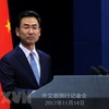 Người phát ngôn Bộ Ngoại giao Trung Quốc Cảnh Sảng. (Ảnh: AFP/TTXVN)