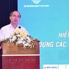 Ông Nguyễn Thiện Nhân, Ủy viên Bộ Chính trị, Bí thư Thành ủy Thành phố Hồ Chí Minh phát biểu tại chương trình. (Ảnh: Xuân Anh/TTXVN)