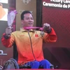 Vận động viên khuyết tật Lê Văn Công. (Nguồn: Vietnam+)