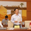 Đại biểu dự phiên họp của Ủy ban Pháp luật. (Ảnh: Nguyễn Dân/TTXVN)