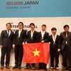 4 thí sinh Việt Nam dự thi Olympic Tin học quốc tế lần thứ 30 năm 2018 đều đạt huy chương. (Ảnh: TTXVN)