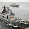 Tàu chống ngầm cỡ lớn Severomorsk của Nga. (Nguồn: The Sun)