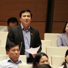 Đại biểu Quốc hội tỉnh Bà Rịa-Vũng Tàu Dương Minh Tuấn phát biểu ý kiến. (Ảnh: Văn Điệp/TTXVN)