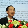 Ông Lê Thanh Liêm, Phó Chủ tịch Ủy ban Nhân dân Thành phố Hồ Chí Minh phát biểu tại buổi lễ. (Ảnh: Xuân Khu/TTXVN)