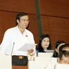 Đại biểu Quốc hội tỉnh Thành phố Đà Nẵng Nguyễn Bá Sơn phát biểu. (Ảnh: Nguyễn Dân/TTXVN)