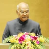 Tổng thống Cộng hòa Ấn Độ Ram Nath Kovind đến dự và phát biểu tại kỳ họp thứ sáu, Quốc hội khóa XIV. (Ảnh: Phương Hoa/TTXVN)