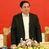 Ủy viên Bộ Chính trị, Bí thư Trung ương Đảng, Trưởng Ban Tổ chức Trung ương Phạm Minh Chính. (Nguồn: TTXVN)